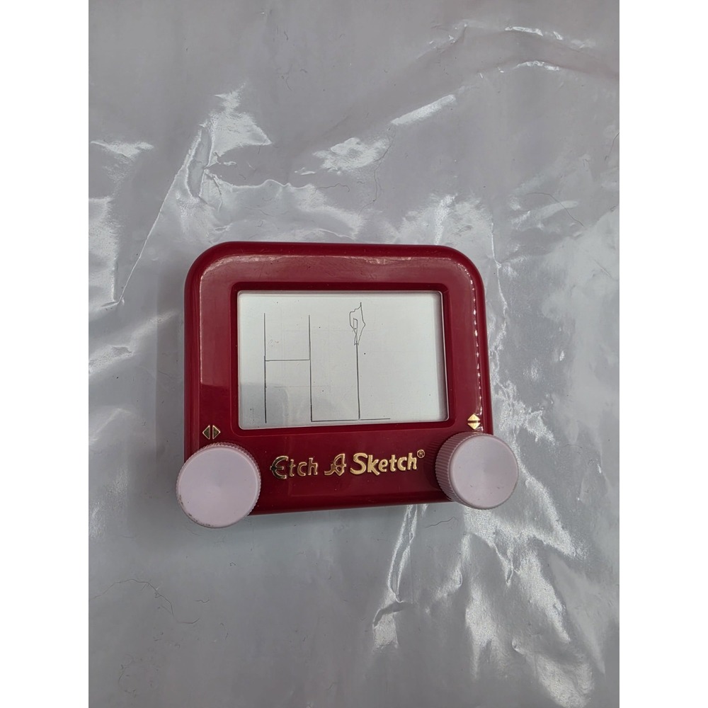 Etch A Sketch Mini By Spin Master Red Toy Fidget Retro Gift Present